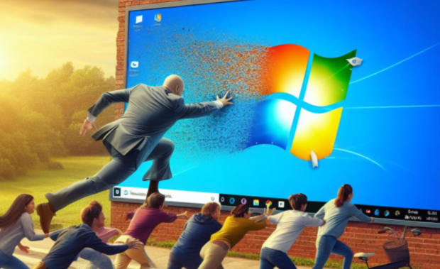 Microsoft's announcement to kill its most popular operating system isn't working