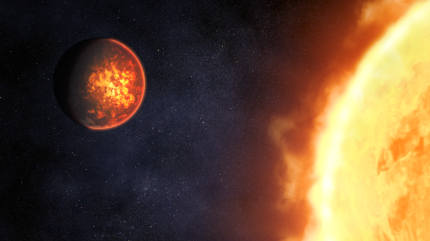 La NASA ha descubierto la atmósfera alrededor de un planeta rocoso fuera de nuestro sistema solar.