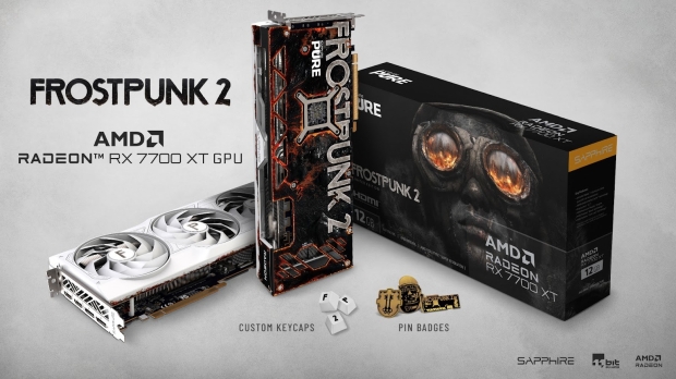 SAPPHIRE's new AMD Radeon RX 7700 XT Frostpunk 2 Edition comes with bonus goodies
