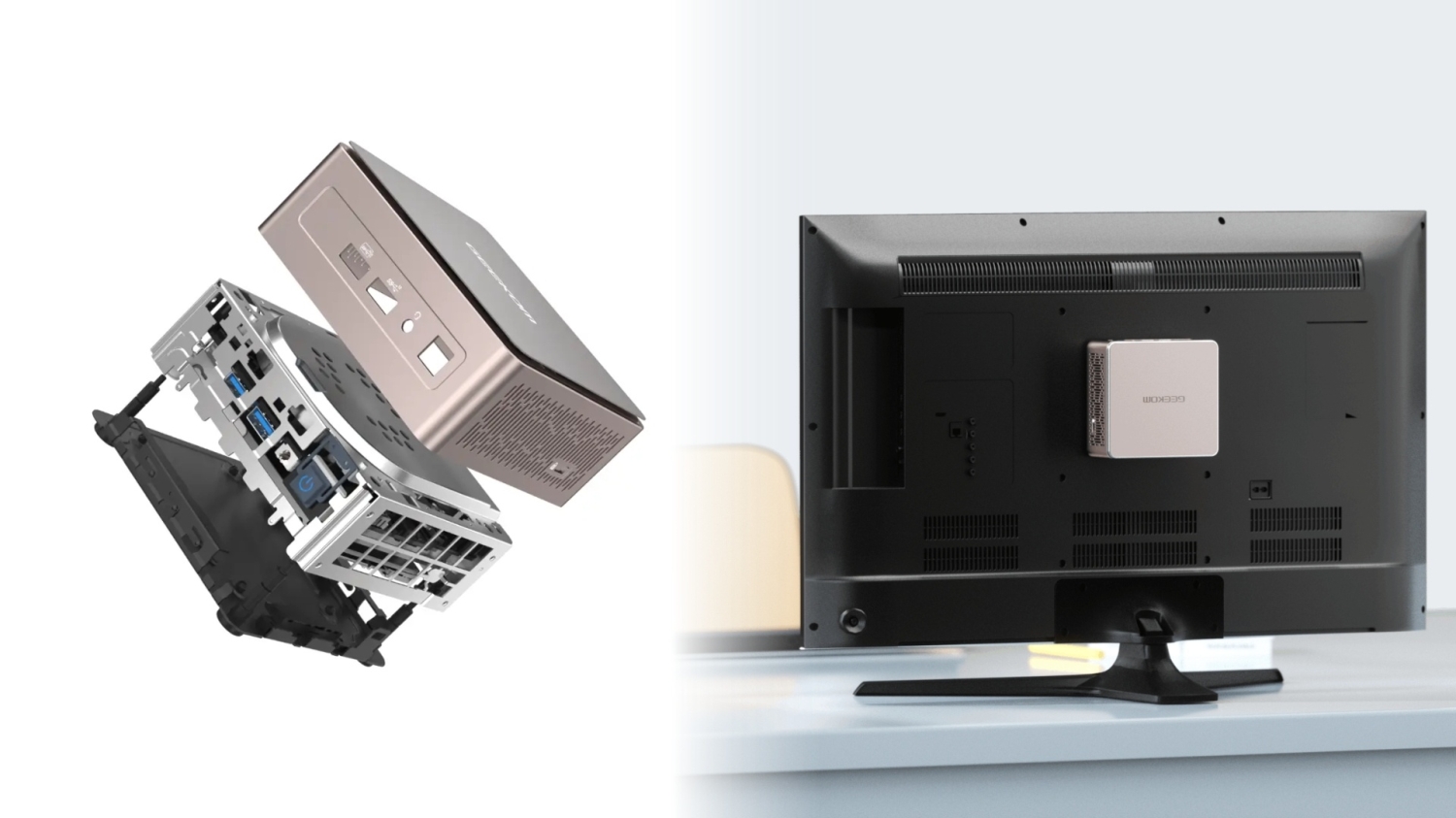 ミニPC　GEEKOM　A5 R7　5800H GEEKOM A5 Mini PC: High-Speed Computing with AMD Ryzen™ 7