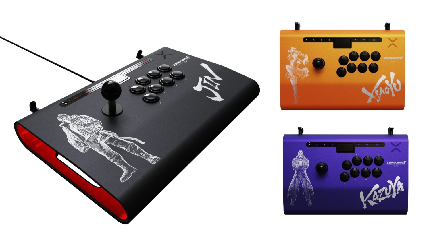 TEKKEN 8 and King of Fighters Pro FS Arcade Fight Sticks