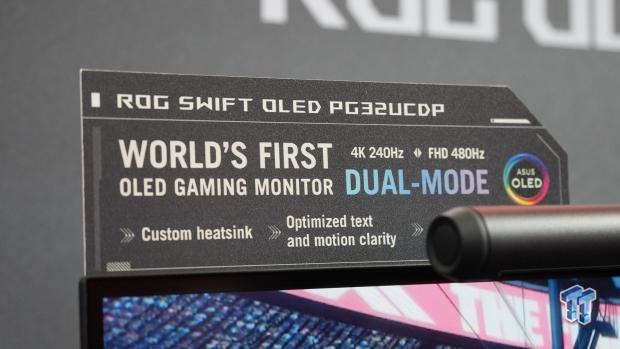 ASUS achieves a world's first with a stunning new ROG Swift OLED gaming monitor 06566