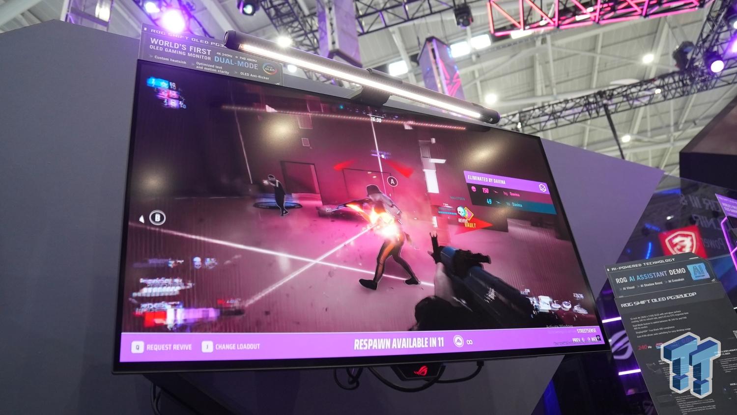 ASUS achieves a world’s first with a stunning new ROG Swift OLED gaming monitor