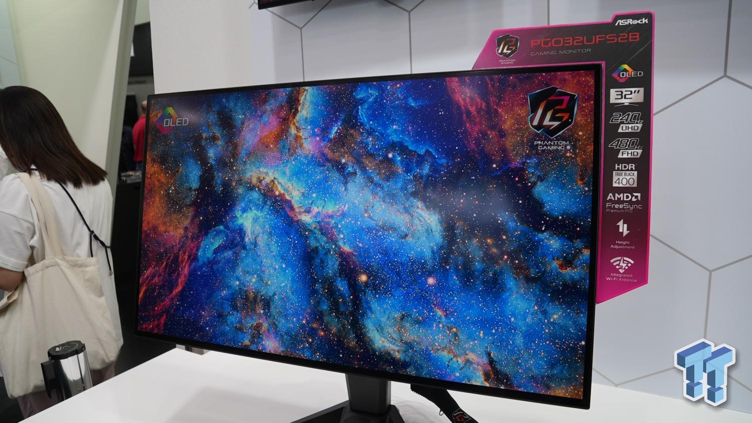 ASRock showcases two new impressive OLED gaming monitors at Computex 2024