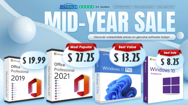 Score a Windows 11 lifetime license from $10 and Microsoft Office 2021 from $17 at GoDeal24