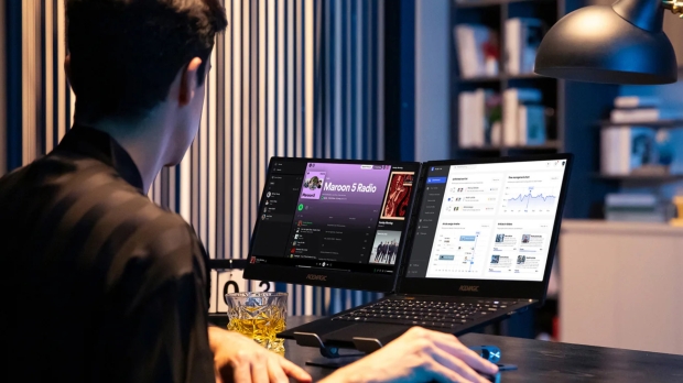 ACEMAGIC X1 laptop has two screens, dual 14-inch Full HD displays 3