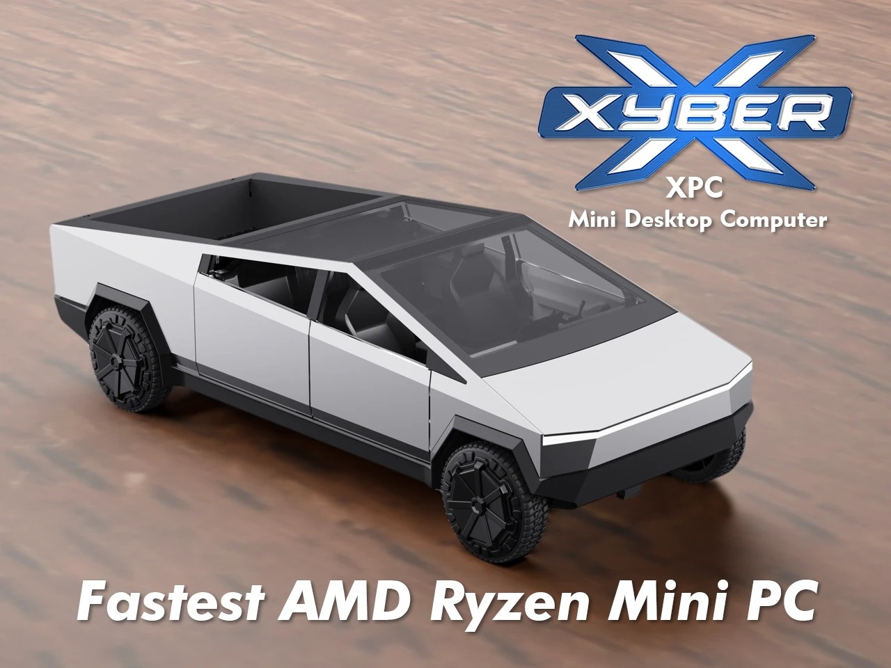 ファッション特集 packs Mini-PC Cybertruck-themed Tesla This an 7 Ryzen AMD ウェア