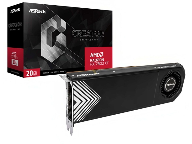 ASRock's new Radeon RX 7900 Creator Series GPU features 12V-2x6 power connector, blower cooler 40