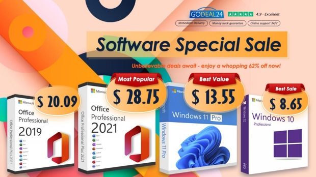 Upgrade your PC experience with Microsoft Office 2021 and Windows from under $10 at GoDeal24!