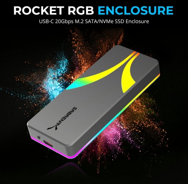 Sabrent unveils new Rocket RGB USB-C 20Gbps M.2 SSD Enclosure, Special Edition SSD Enclosure 103