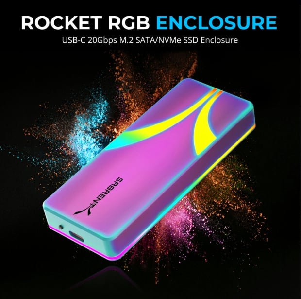 Sabrent unveils new Rocket RGB USB-C 20Gbps M.2 SSD Enclosure, Special Edition SSD Enclosure 104