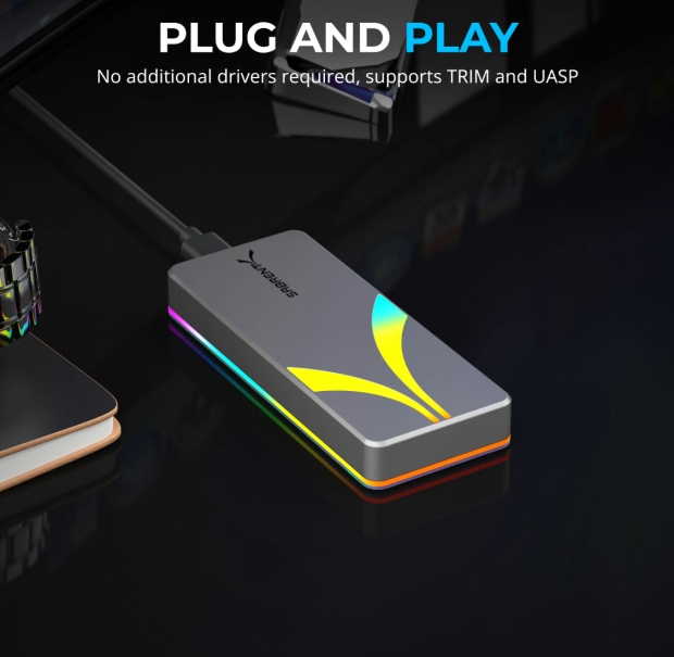 Sabrent unveils new Rocket RGB USB-C 20Gbps M.2 SSD Enclosure, Special Edition SSD Enclosure 108
