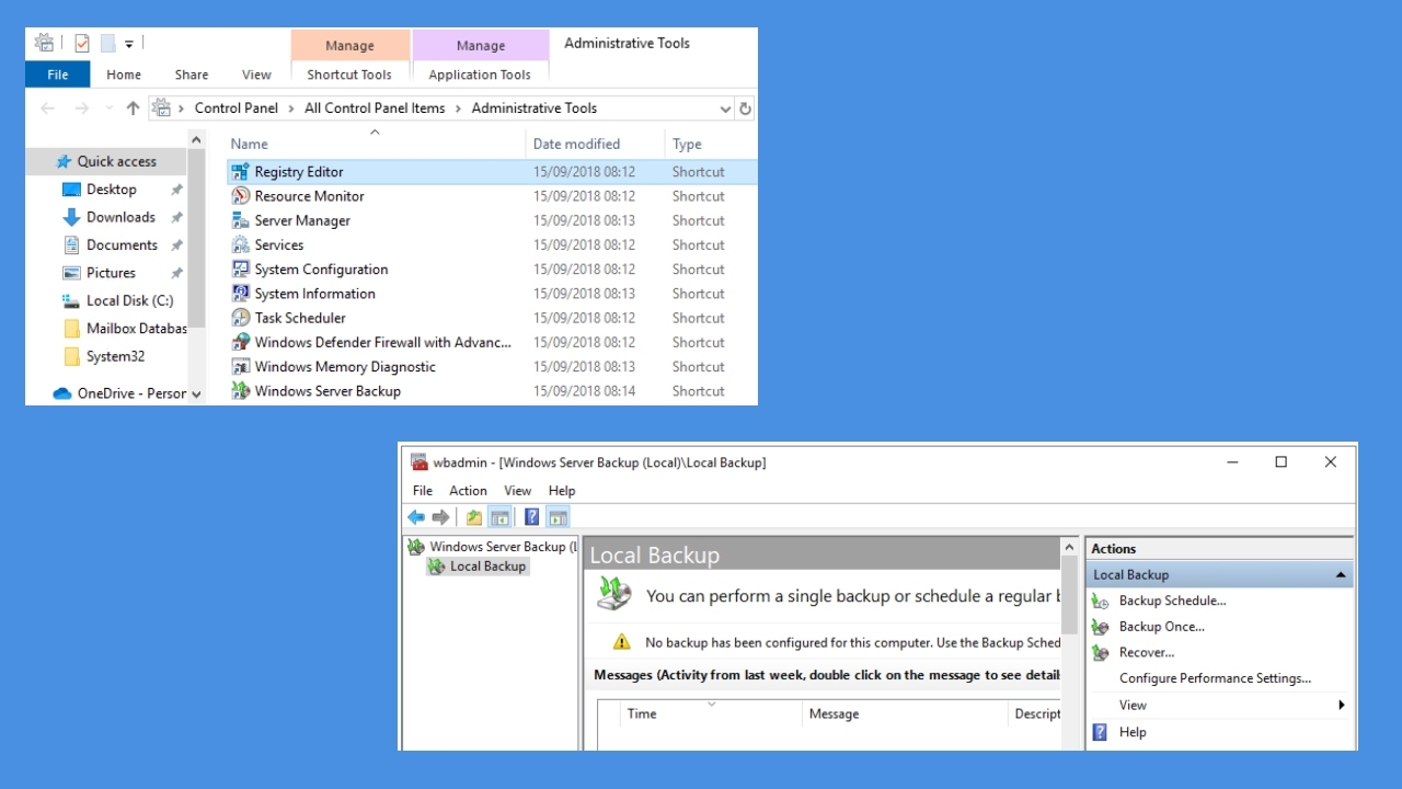How to Use Windows Server Backup for Backing Up and Restoring an ...
