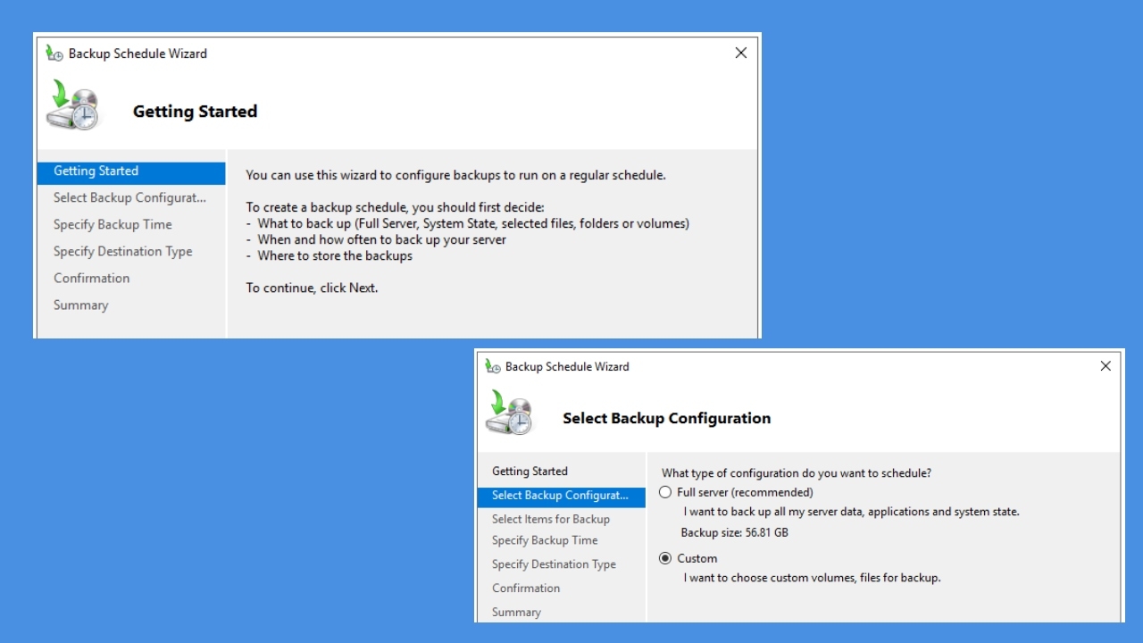 How to Use Windows Server Backup for Backing Up and Restoring an ...