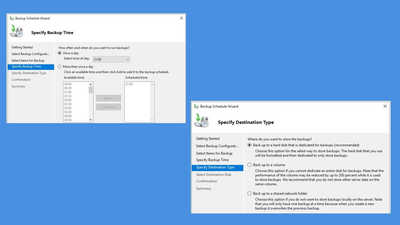 How to Use Windows Server Backup for Backing Up and Restoring an ...
