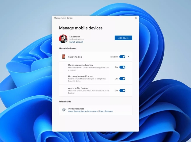 Microsoft's new Windows update adds Android smartphones to File Explorer 1221