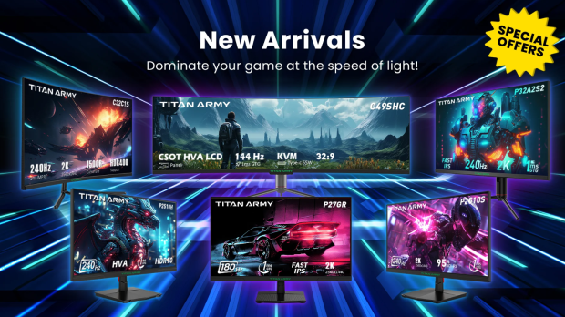 Titan Army discounts three of its 240Hz gaming monitors by up to $80