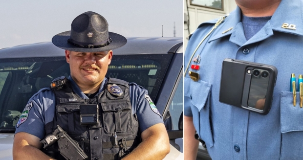 Samsung promotes US police officers using its Galaxy Z Flip smartphones as a body camera