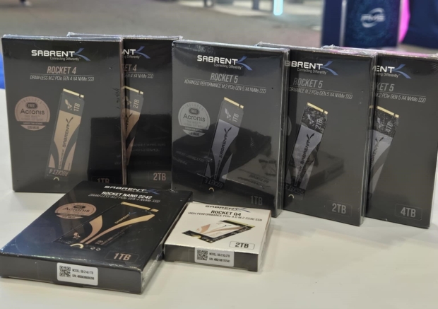 Sabrent Rocket 4 4TB coming soon: teases Rocket 5 SSDs, lots of storage leadership at FMS 2024