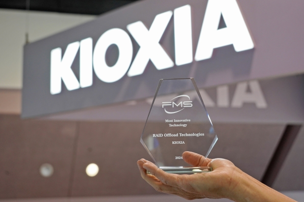KIOXIA RAID Offload technology for SSDs earns 'Best in Show' award at FMS for innovation