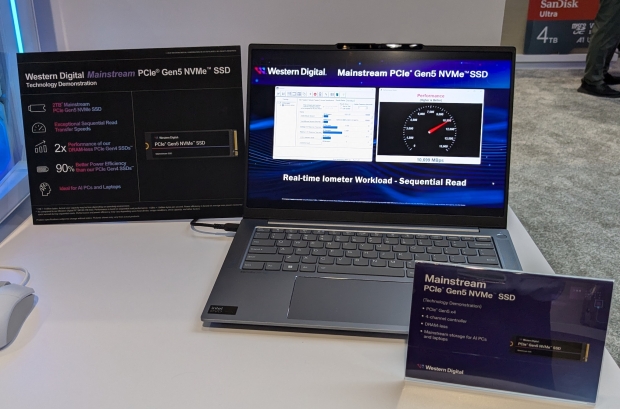 Western Digital teases Gen5 SSD: up to 15GB/sec reads with just 5W in low-power mode