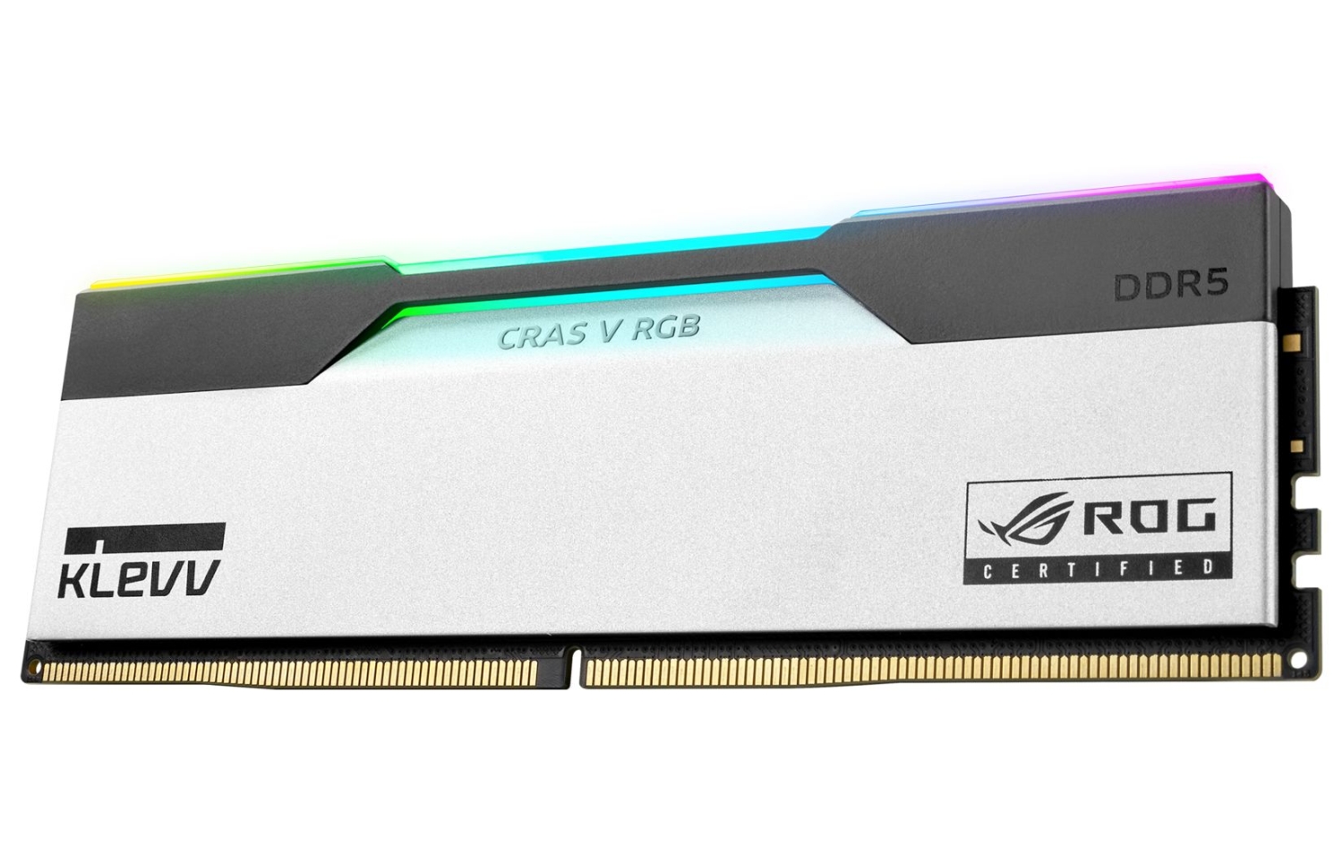 KLEVV unveils CRAS V RGB ROG Certified DDR5 7200 RAM with Intel XMP AMD EXPO profiles