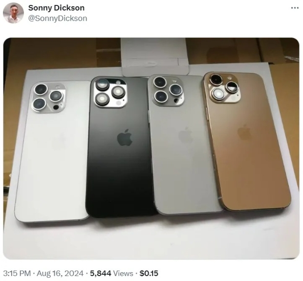 iPhone 16 Pro Max leak reveals a different color is coming