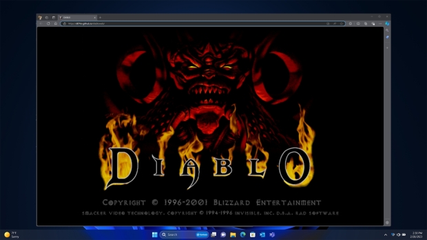 You can now play the original Diablo in a browser window, so say goodbye to productivity