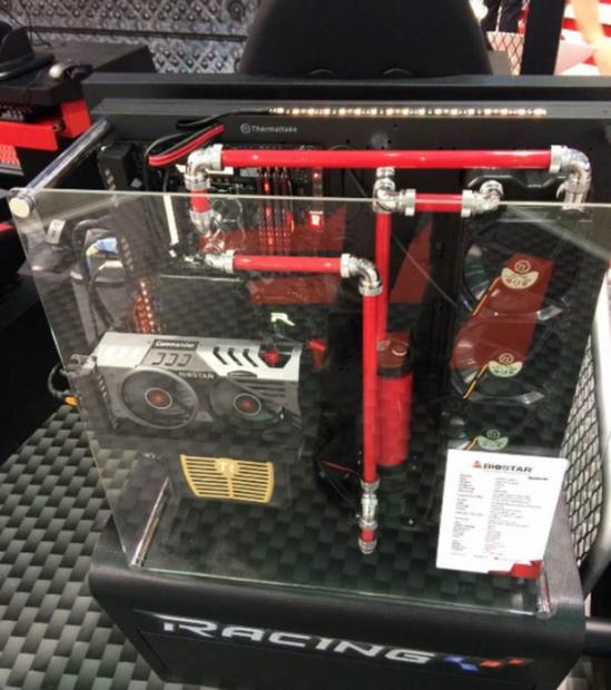 BIOSTAR teams up with Apacer and Thermaltake to showcase high-end gaming machines 6