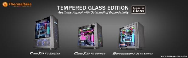 Thermaltake reveals new Core X71, Core X31, and Suppressor F31 Tempered Glass Edition chassis 1