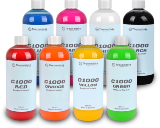 Thermaltake releases the New C1000 Opaque Coolant Black at CES 2017 - The world's first pure black coolant 501