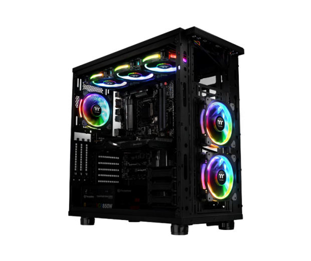 Thermaltake reveals new Riing Plus 12 LED RGB radiator fan TT Premium Edition Radiator Fan with Riing Plus RGB Software 2