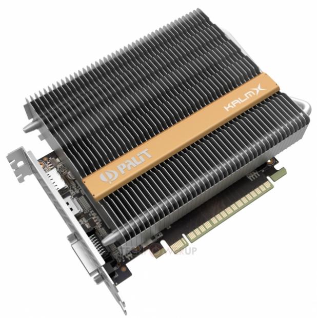 Open enlarged image Palit announces the passive GeForce GTX 1050 Ti KalmX Silent graphics card 11