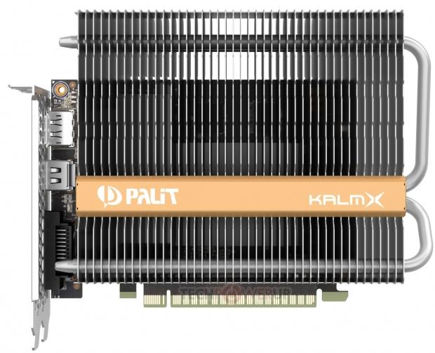 Open enlarged image Palit announces the passive GeForce GTX 1050 Ti KalmX Silent graphics card 12