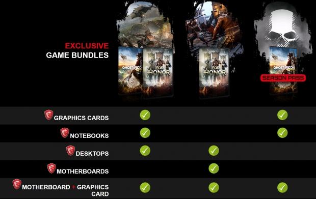Open enlarged image Get For Honor and Ghost Recon: Wildlands for free with MSI | TweakTown.com