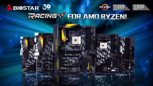 Open enlarged image BIOSTAR RACING Series motherboard lineup for AMD RYZEN announced 3
