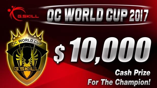 G.SKILL announces 'OC World Cup 2017' online qualifier overclocking competition 2017