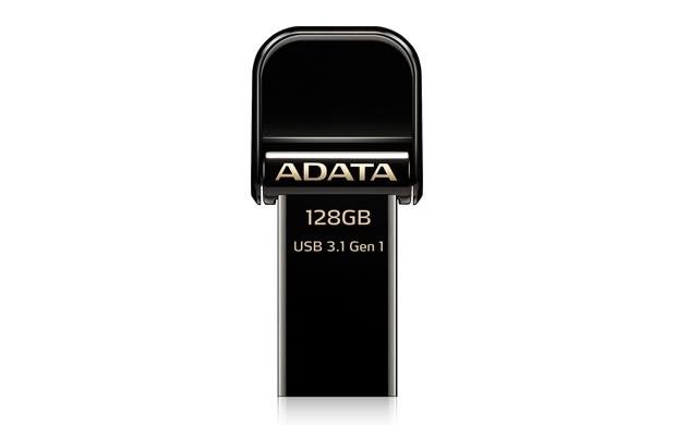 ADATA adds the i-Memory AI920 jet black flash drive 920128 ADATA adds the i-Memory AI920 jet black flash drive 920128