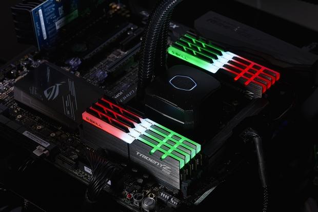 Open enlarged image G.SKILL announces Trident Z RGB DDR4-3333MHz 128GB (16GBx8) kits 9901