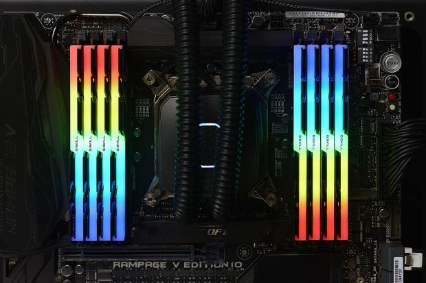 Open enlarged image G.SKILL announces Trident Z RGB DDR4-3333MHz 128GB (16GBx8) kits 9904