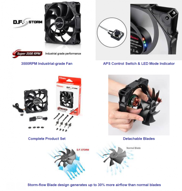 ENERMAX launches D.F. STORM, the 3500RPM fan featuring self-cleaning design 2