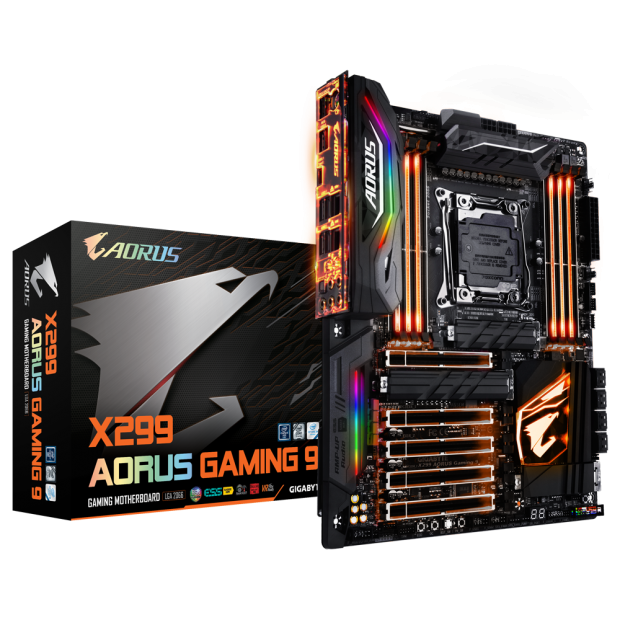 Open enlarged image GIGABYTE unveils the X299 AORUS Gaming motherboards | TweakTown.com