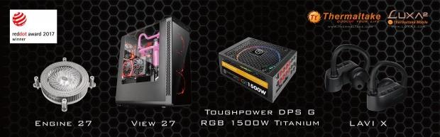 Open enlarged image Thermaltake and LUXA2 win the Red Dot product design award 2017 | TweakTown.com