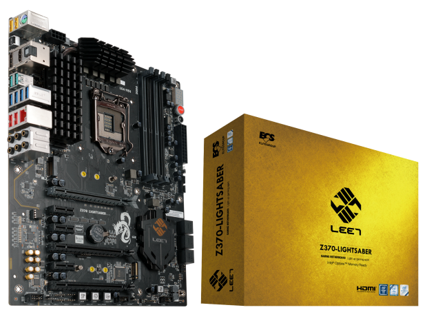 Open enlarged image ECS Elitegroup Announces Z370-Lightsaber Motherboard | TweakTown.com
