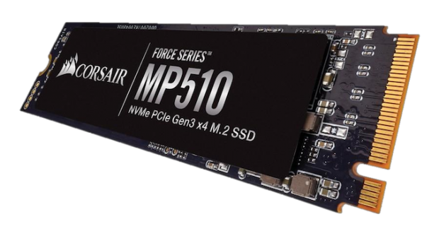 Open enlarged image Corsair Launches Force Series MP510 M.2 PCIe NMVe SSD | TweakTown.com