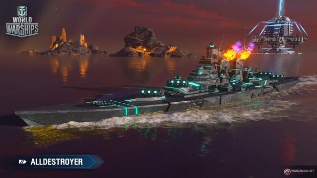 World of Warships Sails to Distant Worlds in April Fools' In-Game Event 02