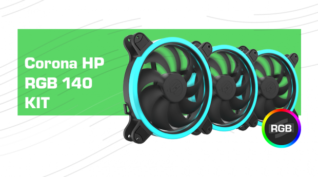SilentiumPC ring-RGB fan series Corona HP RGB receives 140 mm addition 01