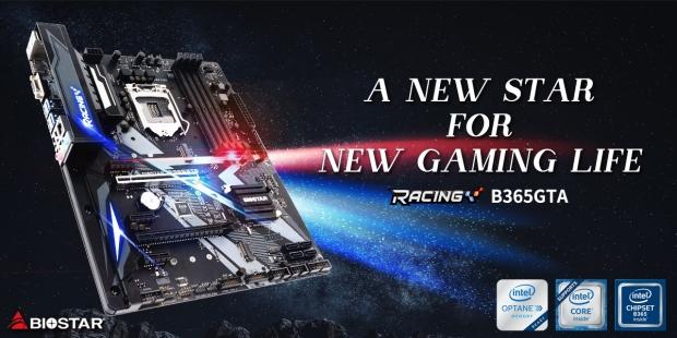 Open enlarged image BIOSTAR Launches the RACING B365GTA RGB LED Gaming Motherboard 01