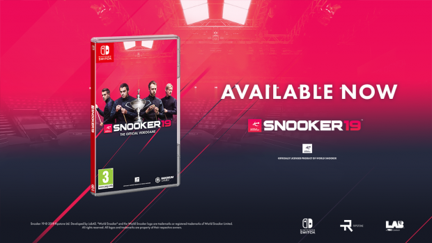 Open enlarged image Snooker 19, the first official snooker game in a generation, is out now on Nintendo Switch 03