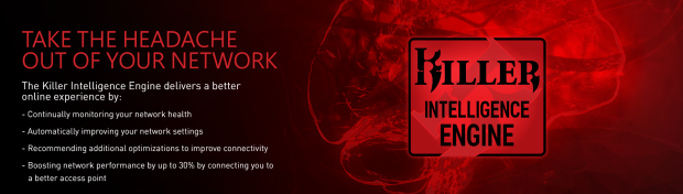 The Killer Intelligence Engine introduces powerful AI capabilities to deliver the strongest Wi-Fi connections. 01